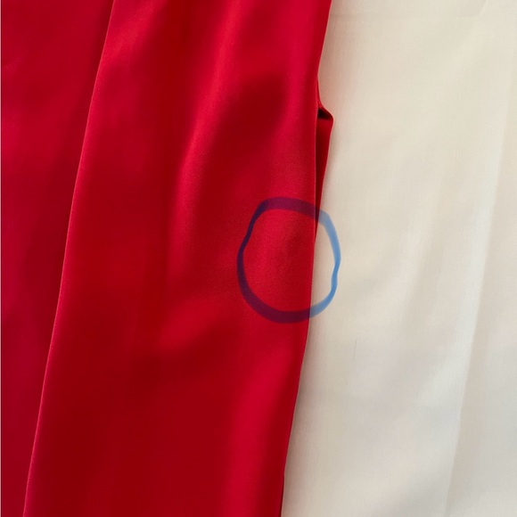 Theia Red Slik Midi Maxi dress - Picture 2 of 12